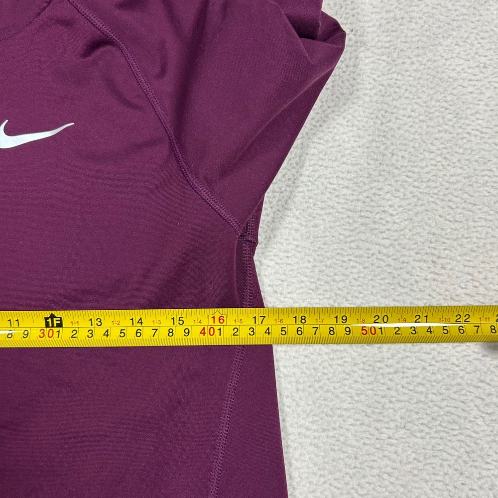 Nike Running Pullover Women S Purple Dri-FIT 1/4 Zip Reflective Stripe - Picture 6 of 7